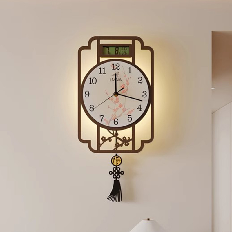 Interior Design Living Room And Kitchen - Orologi da parete digitali di lusso