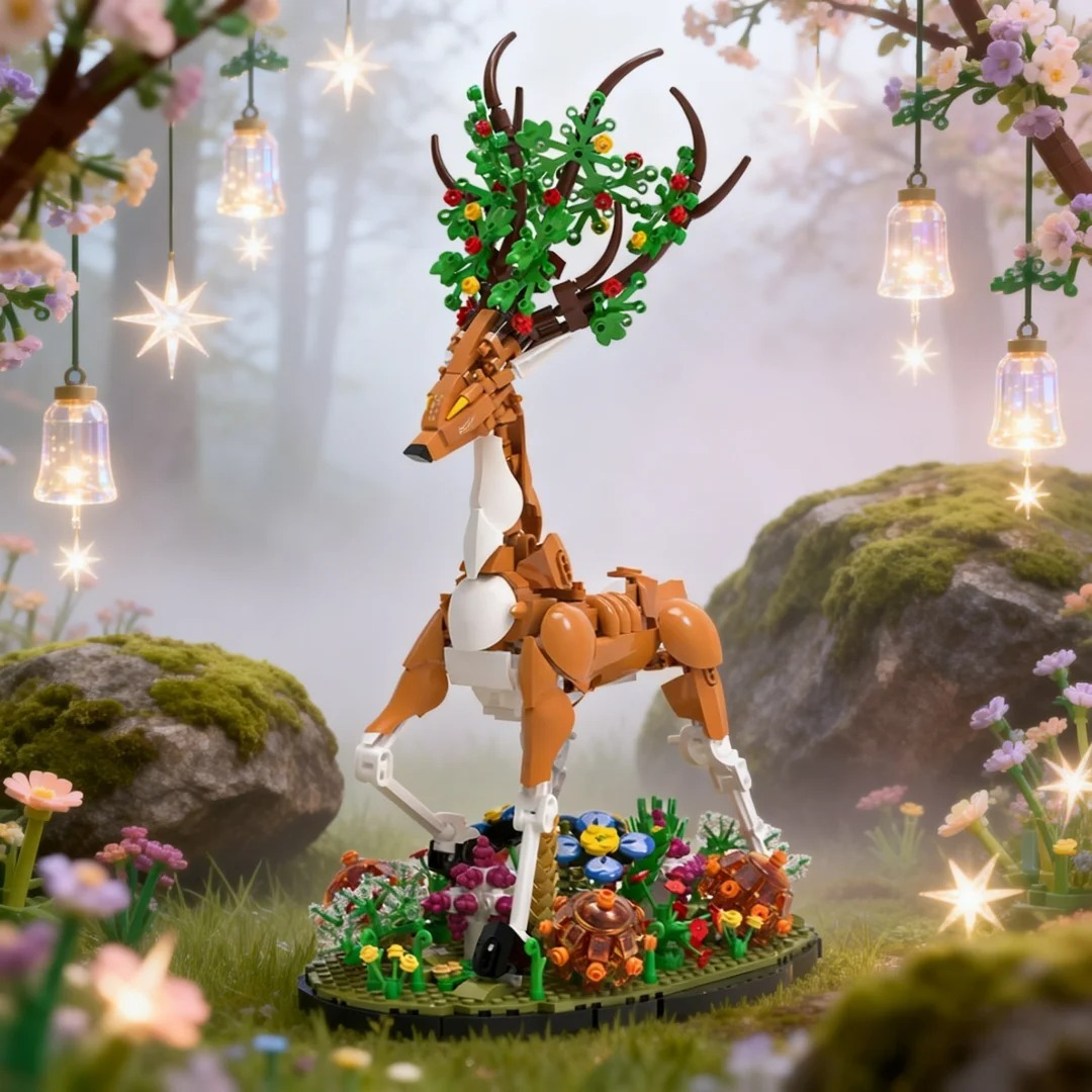 Interior Design Scandinavian - Kit di costruzione Elk Wildlife –