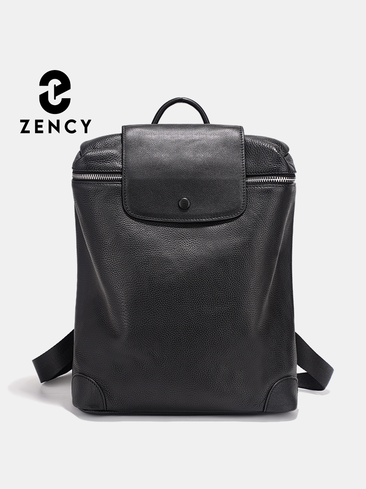 Interior Design Women - Zency Zaino nero in vera pelle