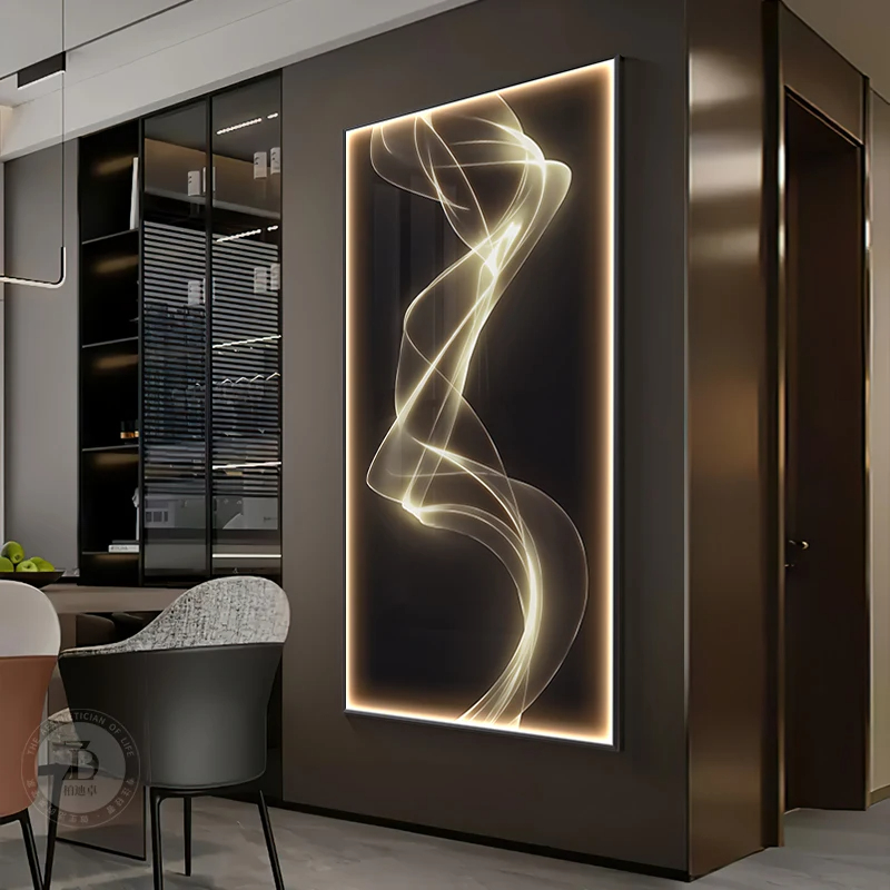 Interior Design Living Room And Kitchen - Linea moderna Lampada da parete Designer