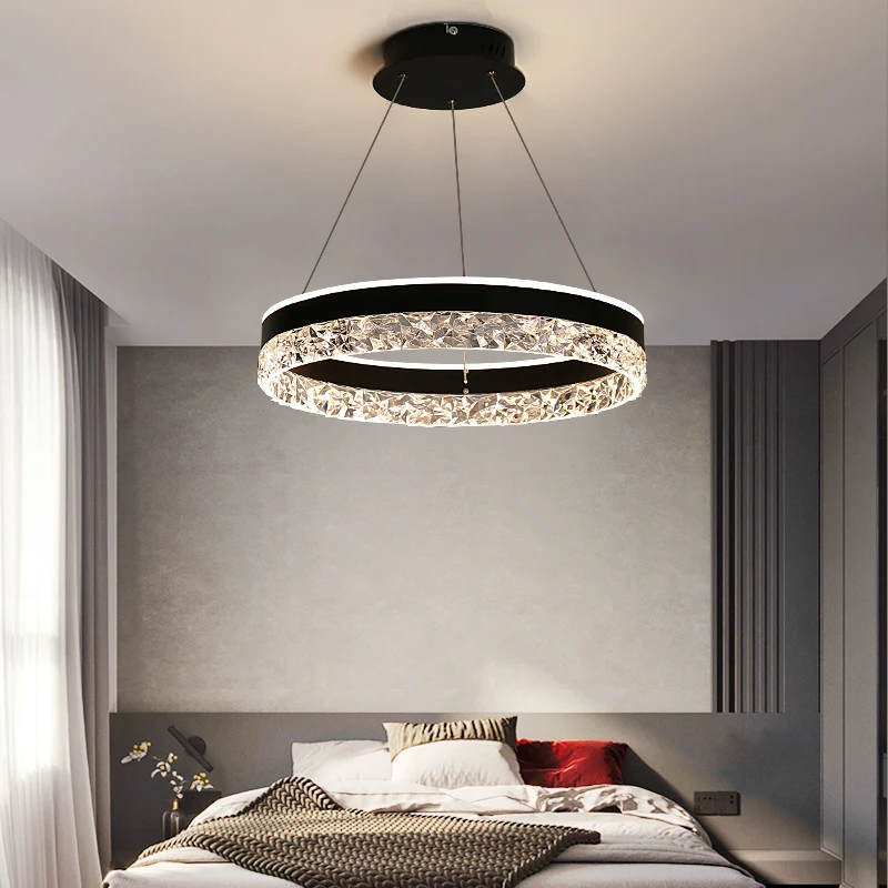 Interior Design Living Room And Kitchen - Lampada a sospensione moderna a LED
