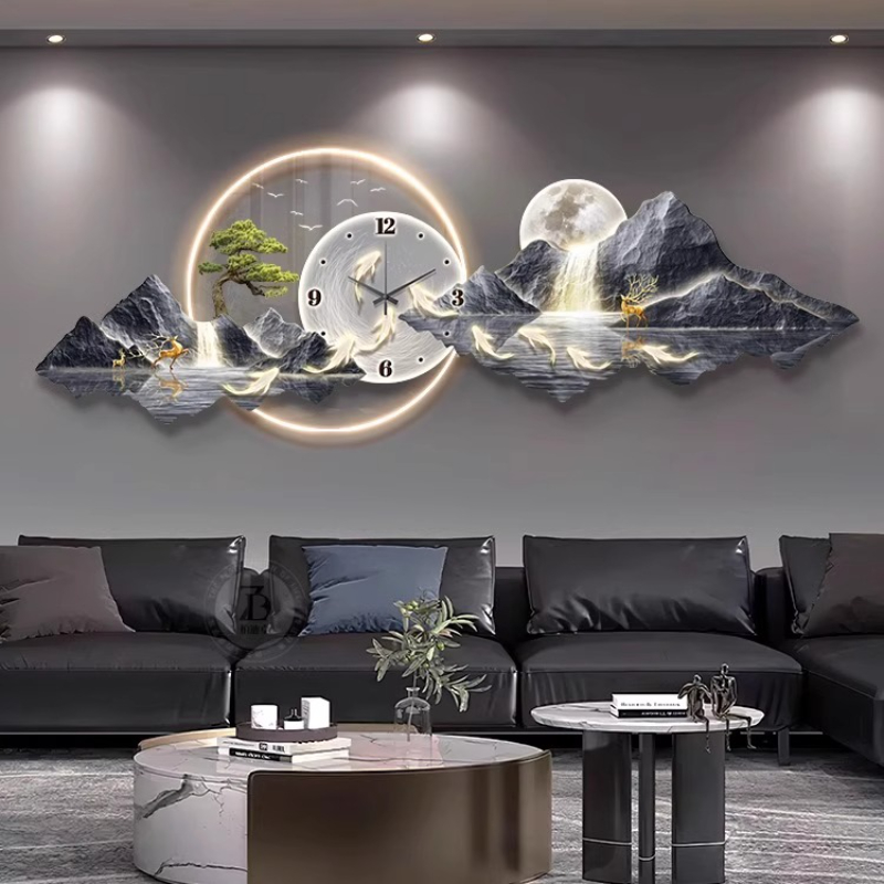 Orologio da parete leggero di  - Interior Design Living Room And Kitchen recensione e prezzo