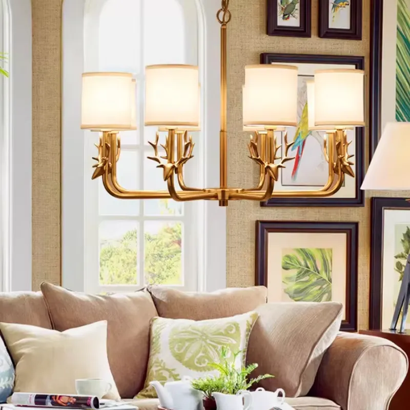 Lampadario in Rame per Soggior - Interior Design Living Room And Kitchen recensione e prezzo
