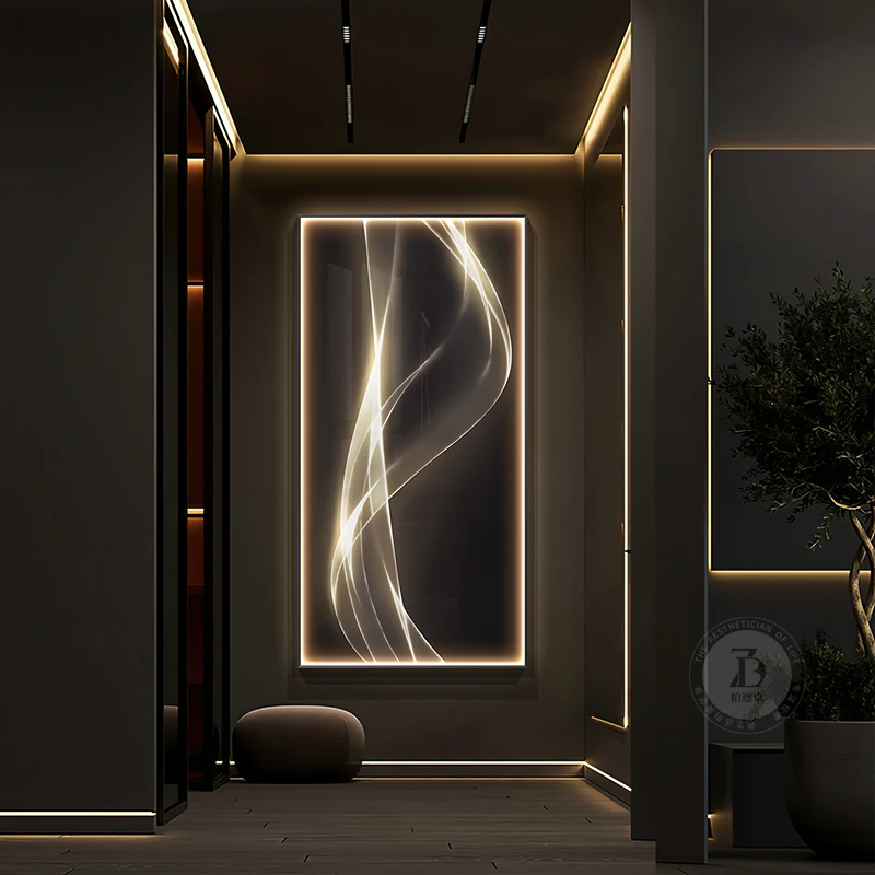 Linea moderna Lampada da paret - Interior Design Living Room And Kitchen recensione e prezzo