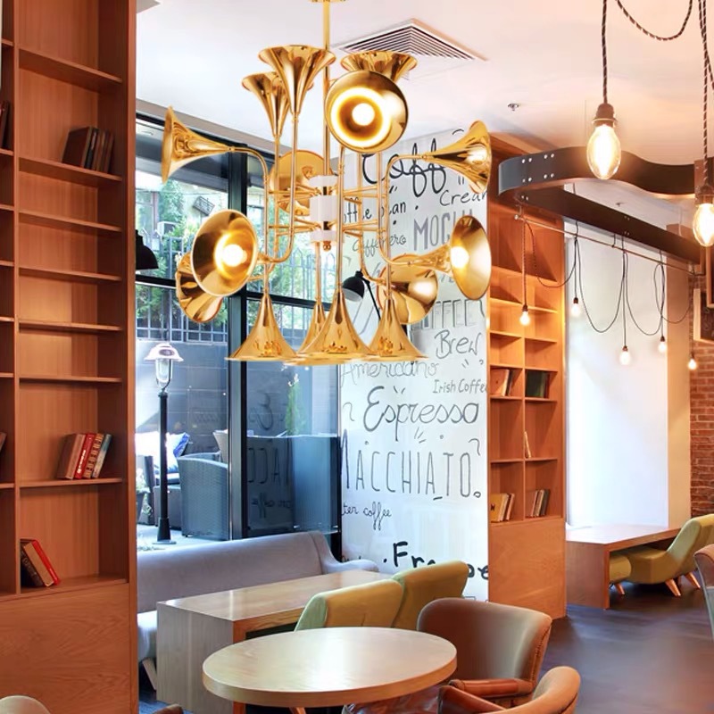 Lampada a sospensione a tromba - Interior Design Living Room And Kitchen recensione e prezzo